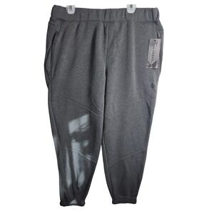 RBX Active Fleece Pants Comfort Fit Charcoal Gray XL TG Mens Womens